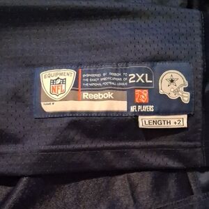 Reebok 2XL Navy NFL Jersey